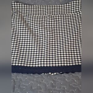 Cato Navy and White Checkered Skort size 14